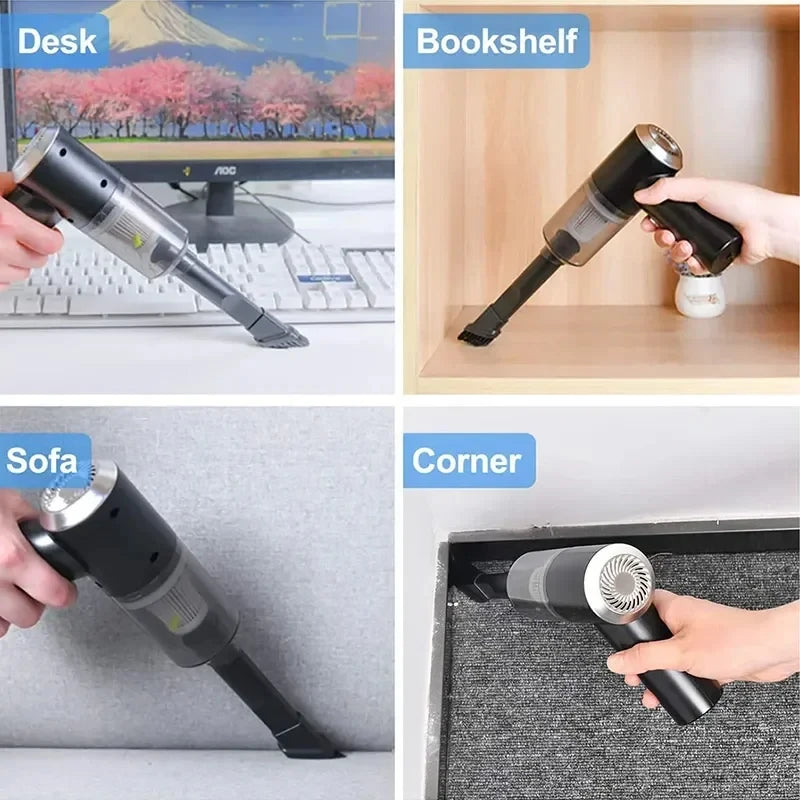 Mini Aspiradora Xiaomi de Alta Potencia – 29000 PA, Compacta y Recargable